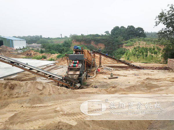 河南時產150噸洗砂生產線